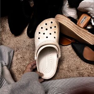 White Crocs